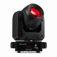 BeamZ Moving Head COBRA 100H - Typ: Moving Head - Leuchtmittel: LED - Ausstattung: Prisma - Lüfter - Gobo - DMX-fähig - Funktionen: Beam
