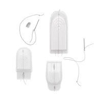 Glorex Kerzengiessform Bogen klein Weiss - Packungsgrösse: 1 Stück - Breite: 3.7 cm - Höhe: 4.2 cm - Länge: 6 cm - Detailfarbe: Weiss - Produkttyp: Kerzengiessform