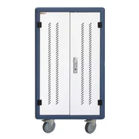 Techly I-CABINET-30DUTY portable device management cart/cabinet White, Blue