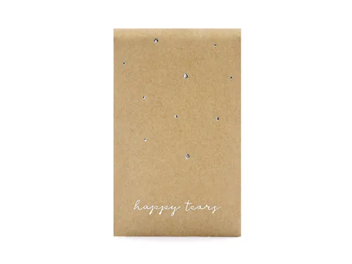 Partydeco Hochzeitsaccessoire Happy tears 7.5 x12 cm, 10 x 3 Stück - Packungsgrösse: 10 Stück - Produkttyp: Hochzeitsaccessoire - Material: Papier - Detailfarbe: Braun - Motto: Hochzeit
