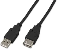 Wirewin USB 2.0-Verlängerungskabel  USB A - USB A 0.15 m - Kabeltyp: Verlängerungskabel - Detailfarbe: Schwarz - USB Standard: 2.0 (480 Mbps) - Länge: 0.15 m - USB Anschluss 2 (Endgerät): USB A - Geschlecht Anschluss 2 (Endgerät): Female (Buchse)