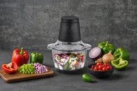 Trisa Zerkleinerer Chop Noir Transparent/Schwarz - Detailfarbe: Schwarz - Transparent - Gerätetyp: Zerkleinerer - Volumen: 1.2 l - Ausstattung: Zerkleinerer