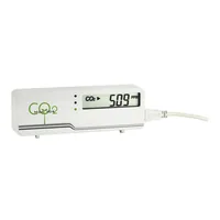TFA Dostmann Luftgütemonitor Airco2ntrol Mini CO2-Messgerät Weiss - Anwendungsbereich: Messung der CO?-Konzentration - Temperaturmessung - Typ: Messgerät - Detailfarbe: Weiss