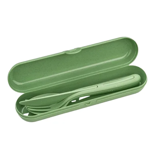 koziol Klikk Ready flatware set 3 pc(s) Green