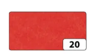 Folia Seidenpapier Blumenseide, 50 x 70 cm Rot - Papiertyp: Seidenpapier - Geeignet für Drucker: Nein - Papierfarbe: Rot - Papierformat: 50 x 70 cm - Mediengewicht: 20 g/m² - Selbstklebend: Nein