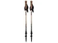 KOOR Wanderstock Carbon Castoor Beige - Höhenverstellbar: Ja - Länge: 140 cm - Gewicht: 490 g - Ausziehbar: Ja - Paarweise: Ja - Farbe: Schwarz - Beige