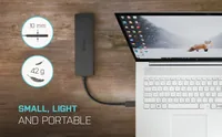 I-TEC USB-C Metal HUB 2xUSB 3.0 2xUSB-C 5Gbps without power adapter ideal for Notebook Ultrabook Tablet PC