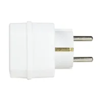 Logilink Steckdosenadapter 2x Euro und 1x Schukon weiß
