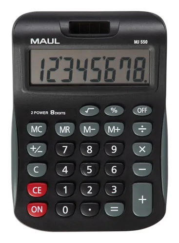 MAUL MJ 550 calcolatrice Tasca Calcolatrice con display Nero