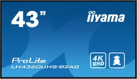 iiyama Public Display ProLite LH4360UHS-B2AG 42.5 - Bildschirmdiagonale: 42.5  - Auflösung: 3840 x 2160 (Ultra HD 4K) - Bildschirmhelligkeit: 500 cd/m² - Seitenverhältnis Bildschirm: 16:9 - Betriebsdauer im Dauerbetrieb: 24/7 - Schnittstellen: RJ-45 (LAN)