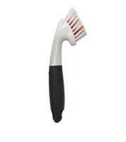 Oxo Good Grips Fugenbürste Good Grips Schwarz/Weiss - Integrierter Seifenspender: Nein - Einsatzgebiet: Armaturen - Duschkabinen - Fugen - Detailfarbe: Schwarz - Weiss - Nachhaltigkeit: Nicht angegeben - Borstenmaterial: Nylon - Geeignete Oberflächen: Uni