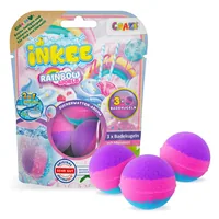Craze Badekugel Inkee Rainbow World 3 Stück - Packungsgrösse: 3 Stück - Produkttyp: Badespass