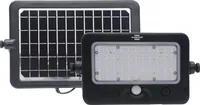Brennenstuhl Strahler Multifunktions-LED Solar Strahler 6000 K - Dimmbar: nicht dimmbar - Lichtfarbe: Kaltweiss/Tageslichtweiss (KW) - Farbtemperatur Kelvin: 6000 K - Zusätzliche Ausstattung: Bewegungssensor - Leuchtenfarbe: Schwarz - Lichtausbeute: 110 l