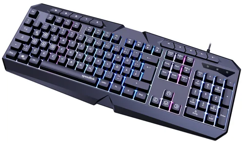 Speedlink LUDICIUM RGB Rainbow Gaming Keyboard, black DE