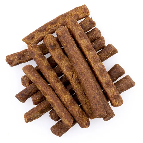 Wildes Land Katzen-Snack Ente Pur Sticks 50 g - Snackart: Leckerli - Tierbedürfnis: Kein besonderes Bedürfnis - Packungsgrösse: 50 g - Produkttyp: Ergänzungsfutter - Fleischsorte: Ente - Tierart: Katze
