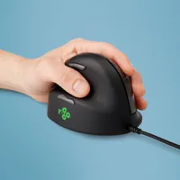 R-Go Tools RGOHELE Maus Linkshändig USB Typ-A Optisch 2400 DPI