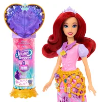 Disney Princess Spielset Jewel Reveal Arielle-Puppe Assortiert - Altersempfehlung ab: 3 Jahren - Puppenreihe: Disney Princess