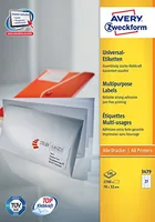AVERY ZWECKFORM Universal-Etiketten 70x32mm 3479 weiss 2700 Stk./100 Blatt