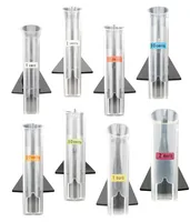 Olympia Plastikröhrchen-Set für CC 202 8 Stück transp.