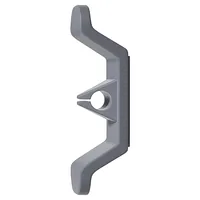 STEFFEN Kabelaufwickler Set 101 x 29.9 mm, Grau, 4 Stück - Produkttyp: Kabelschlauchhalter - Ausstattung Kabelmanagement: Selbstklebend - Verpackungseinheit: 4 Stück - Material: Kunststoff - Detailfarbe: Grau