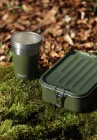 Sigg Lunchbox Gemstone 1.1 l Edelstahl, Roasted Grenn - Materialtyp: Metall - Unterteilungsmöglichkeit: Ja - Material: Edelstahl - Set: Nein - Motiv: Kein - Anwender: Erwachsene - Kinder