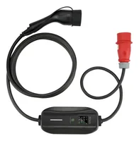 Deltaco EV-3226 Ladekabel für Elektrofahrzeuge Schwarz Typ 2 CEE 16A 3 6 m