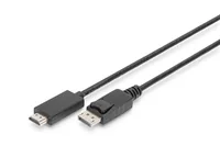 DP ADAPTER CAB.DP - HDMI TYPE A M/M 1M W/INT.1.2HDMI 2.0 4K/60HZ