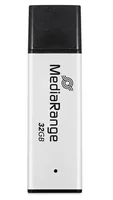 MediaRange USB-Stick USB 3.0 high performance 32GB alu