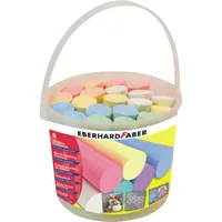 Eberhard Faber Strassenmalkreide im Eimer, 20 Stück - Verpackungseinheit: 20 Stück - Set: Ja - Detailfarbe: Mehrfarbig - Eigenschaft-Stift: Wasserlöslich - Farbstifte & Wachsmalstifte-Art: Strassenmalkreide - Anwender: Kinder