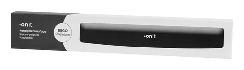 onit Handgelenkauflage ERGO Premium Schwarz - Eingabegeräte: Tastatur