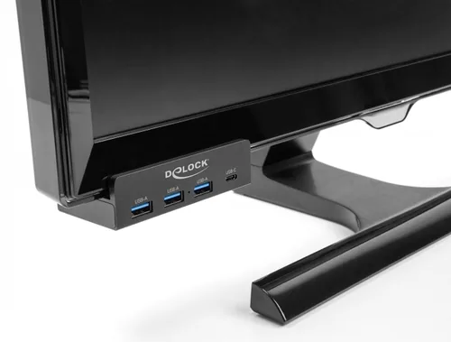 Delock USB-Hub 5 Gbps, 1x USB-C, 3x USB-A - Stromversorgung: USB-C - Anzahl Ports: 4 - Detailfarbe: Schwarz - USB Standard: 3.0/3.1/3.2 Gen 1 (5 Gbps) - USB Anschluss 2 (Endgerät): USB-A - USB-C - USB Anschluss 1 (Quelle): USB-A