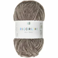Rico Design Wolle Ricorumi Nilli Nilli Nougat - Packungsgrösse: 1 Stück - Länge: 65 m - Material: Polyester - Detailfarbe: Nougat - Waschbar bei: 30 °C - Nadelstärke: 3 mm