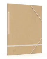 Oxford Gummibandmappe A4, Beige - Typ: Gummibandmappe - Ausstattung: Selbstklebendes Rückenschild - Gummiband - Detailfarbe: Beige - Material: Karton