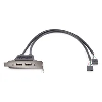 2 PORT USB SLOT PLATE ADAPTER .