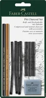 Faber-Castell Zeichenkohle Charcoal Pitt 10-teilig - Strichstärke: Medium (M) - Härtegrad: Keine Angabe - Set: Ja - Bleistiftart: Bleistift - Anwender: Schule - Kreativbedarf - Erwachsene - Ergnonomisch Schreiben: Nein