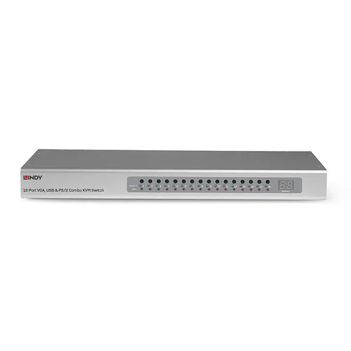 LINDY 16 Port VGA, USB PS2 Combo KVM Switch