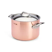 De Buyer Prima Matera Bratentopf Kupfer/Edels. hoch 24cm ind.
