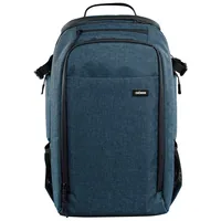 Dörr Fotorucksack Prag Pro Blau - Tragemöglichkeit: Brustgurt - Schulterriemen - Hüftgurt - Detailfarbe: Blau - Zusatzfächer: Ja - Gewicht: 2.2 kg - Rucksack Typ: Kamerarucksack - Ausstattung: Stosskantenschutz - Reissverschluss - Regenschutz - Zubehörfac
