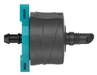 GARDENA Regulierbarer Endtropfer Micro-Drip-System 1-8 l/h, 5 Stück - Bewässerungsart: Endtropfer - System Teil: Micro-Drip-System - Detailfarbe: Türkis - Grau