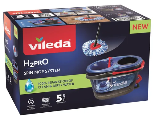 Vileda 4023103254237 mop Microfibre 6000 ml Wet Black, Blue, Red