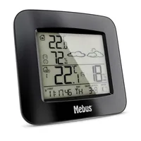 Mebus 40715 Funk-Wetterstation Black Battery
