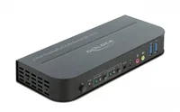 DELOCK DisplayPort 1.4 KVM Switch 8K 30Hz USB 3.0 Audio