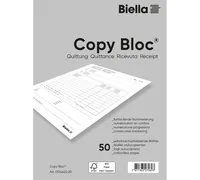 BIELLA Quittung COPY-BLOC D/F/I/E A6 51462500U selbstdurchschreib. 50x2 Blatt