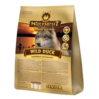 Wolfsblut Trockenfutter Dog Wild Duck Senior, 2 kg - Tierbedürfnis: Kein besonderes Bedürfnis - Geschmacksrichtung: Geflügel - Zertifikate: Keine Zertifizierung - Fleischsorte: Ente - Packungsgrösse: 2 kg - Futtereigenschaft: Getreidefrei - Ohne künstlich