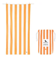 Dock & Bay Strandtuch Cabana 160 cm x 90 cm, Orange, Weiss - Schnelltrocknend: Ja - Breite: 90 cm - Länge: 160 cm - Farbe: Weiss - Orange - Material: PES - Sportart: Outdoor