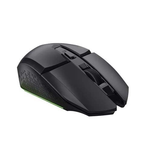 Trust Gaming-Maus GXT110 Felox Schwarz - Maus Features: Umschaltbare DPI-Auflösung - Daumentaste - Beleuchtung - Scrollrad - Bedienungsseite: Universal - Detailfarbe: Schwarz - Gewicht: 92 g - Verbindungsart: Kabellos - Schnittstelle: USB-A