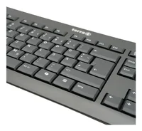 TERRA Keyboard 1500 Corded [DE] USB black Copilot QWERTZ, 105 Tasten, kabelgebunden, 1,80m