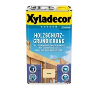 Xyladecor Holzschutz-Grundierung, Lösemittelbasis, 750 ml - Zertifikate: Keine Zertifizierung - Eigenschaften: Keine Eigenschaft - Produkttyp: Grundierung - Anwendung: Aussenbereich - Wetterbeständigkeit: Ja - Glanzgrad: Glanz