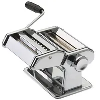 GEFU Pastamaschine Pasta Perfetta Silber - Detailfarbe: Silber - Pastasorte: Lasagne - Tagliatelle - Tagliolini - Gerätetyp: Pastamaschine - Betriebsart: Manueller Betrieb - Ausstattung: Rutschfester Sockel - Schraubzwinge - Material: Chromstahl