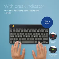 R-GO COMPACT BREAK ERGONOMIC KEYBOARD AZERTY (FR) BLUETOOTH B